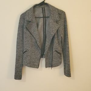 Womens Black and White Blazer Size Small